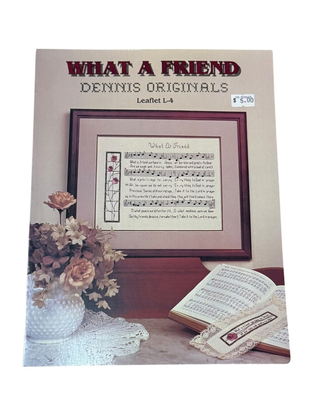 Dennis Originals What A Friend Cross Stitch Leaflet L-4